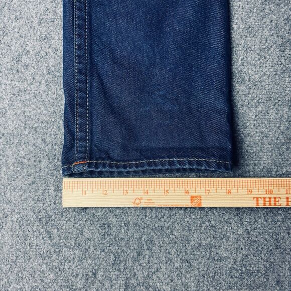True Religion Straight Flap Blue Jeans 31x33 - Picture 9 of 9